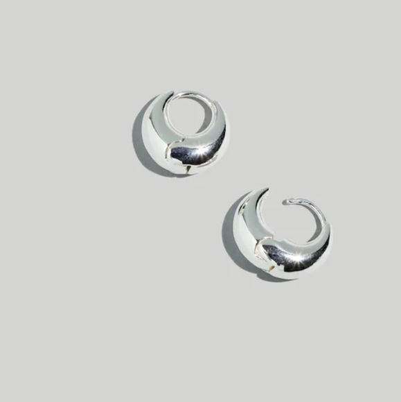 Madewell Gold Hoop Earrings - Picture 2 of 3